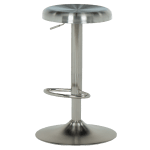 Бар стол Carmen Urfa - Сребърен