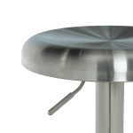 Бар стол Carmen Urfa - Сребърен