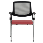 Посетителски стол Carmen 1704 - червен