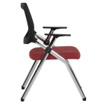 Посетителски стол Carmen 1704 - червен