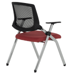 Посетителски стол Carmen 1704 - червен