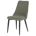 Трапезен стол Carmen Smith - Зелен QR