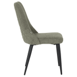 Трапезен стол Carmen Smith - Зелен QR