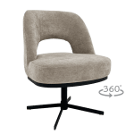 Трапезен стол Carmen Polva - Бежов 171