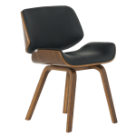 Трапезен стол Carmen 9976 - орех-черен