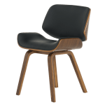 Трапезен стол Carmen 9976 - орех-черен