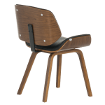 Трапезен стол Carmen 9976 - орех-черен