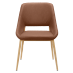 Трапезен стол Carmen Luton - Светлокафяв 7