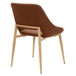 Трапезен стол Carmen Luton - Светлокафяв 7