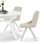 Трапезен стол  Carmen London 1 - Крем R 28