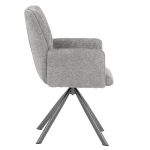 Трапезен стол Carmen Bury 2 - Сив R 07