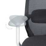 Ергономичен стол Gland - Черен