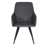 Трапезен стол Carmen Eton P - Тъмносив HLR