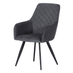 Трапезен стол Carmen Eton P - Тъмносив HLR