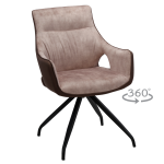 Трапезен стол Carmen Dudley - Бежов MJ 1