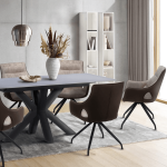 Трапезен стол Carmen Dudley - Бежов MJ 1