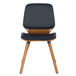 Трапезен стол Carmen 9977 - Орех/Черен