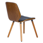 Трапезен стол Carmen 9977 - Орех/Черен