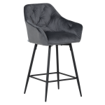 Бар стол Carmen Lazio - Тъмносив