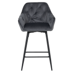 Бар стол Carmen Lazio - Тъмносив