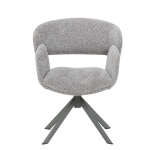 Трапезен стол Carmen Voru 8 - Сив 44