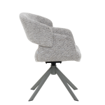 Трапезен стол Carmen Voru 8 - Сив 44