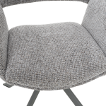 Трапезен стол Carmen Voru 8 - Сив 44