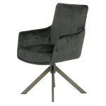 Трапезен стол Carmen Valga 7 - Mасленозелен