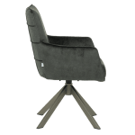 Трапезен стол Carmen Valga 7 - Mасленозелен