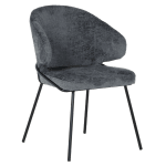 Трапезен стол Carmen Reno - Сиво-син