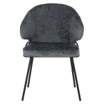 Трапезен стол Carmen Reno - Сиво-син