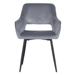 Трапезен стол Carmen Redcar P - Светлосив HLR