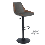 Бар стол Carmen Grove - Tъмносив