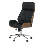 Офис кресло Carmen 6407 - Орех/Черен