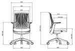 Офис стол Ergonomee Inventio - Сив/Зелен