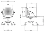 Oфис стол Ergonomee Creatio - Зелен