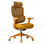 Ергономичен стол Carmen Julfa - Жълт