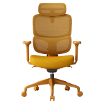 Ергономичен стол Carmen Julfa - Жълт