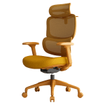 Ергономичен стол Carmen Julfa - Жълт