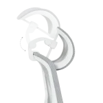 Ергономичен стол Carmen 7901 W, Еко кожа - Сив/Светлозелен