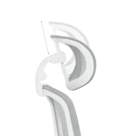 Ергономичен стол Carmen 7901 W, Еко кожа - Сив/Шампанско