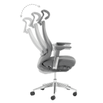 Ергономичен стол BADEN - сив