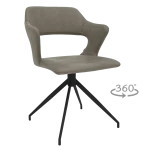 Трапезен стол Carmen Rapla - Сив 108