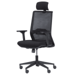 Президентски офис стол Carmen 7566 - черен