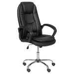 Президентски офис стол Carmen 6682-1 LUX - черен