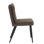 Трапезен стол IKSAN - тъмнокафяв R45