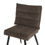 Трапезен стол IKSAN - тъмнокафяв R45