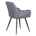 Трапезен стол Carmen Latina - Тъмносив