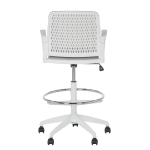 Работен офис стол Carmen 7556 W - светлосив