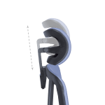 Ергономичен стол COTIA - син